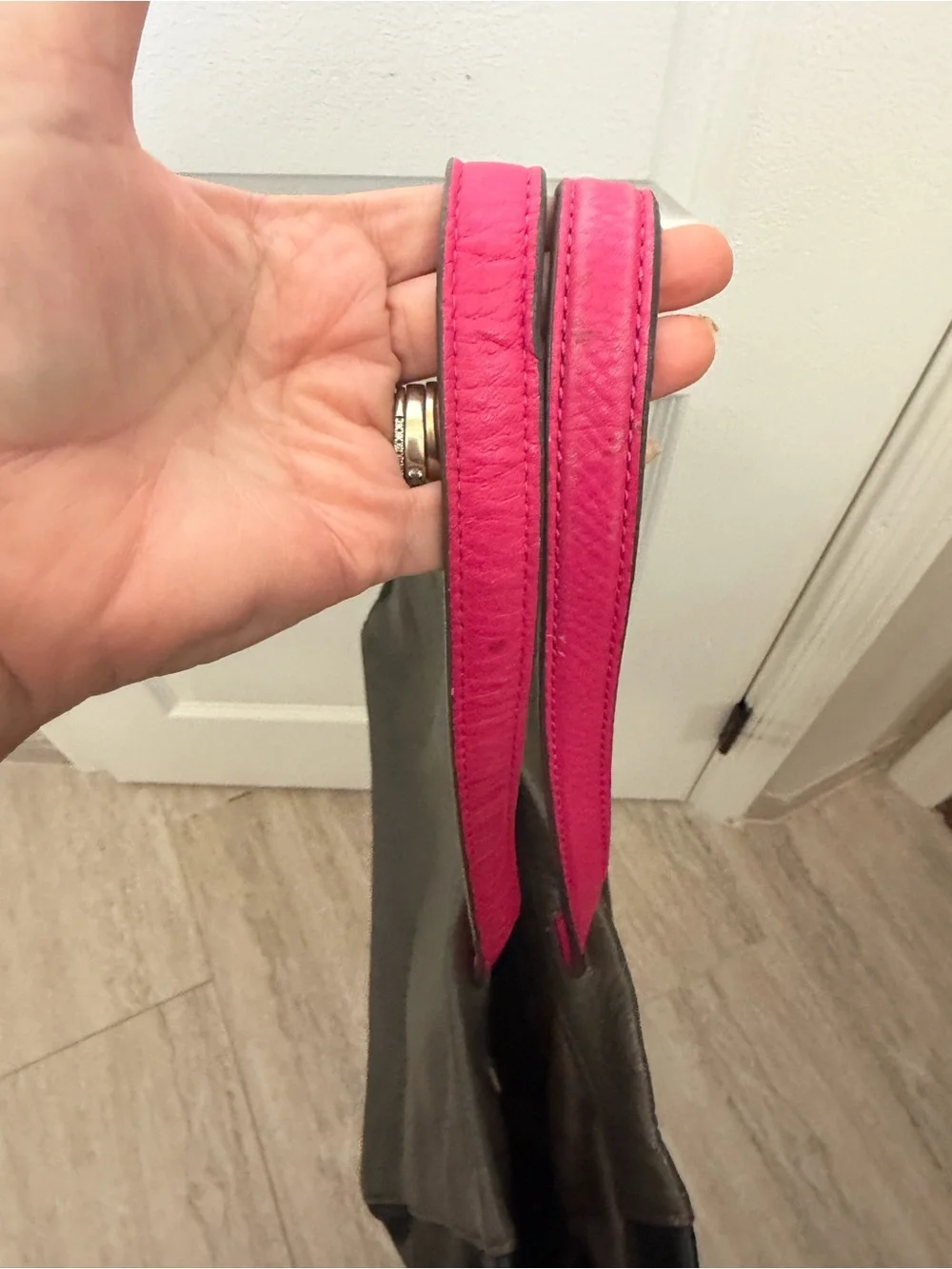 Marc Jacobs What the T min tote color block leather